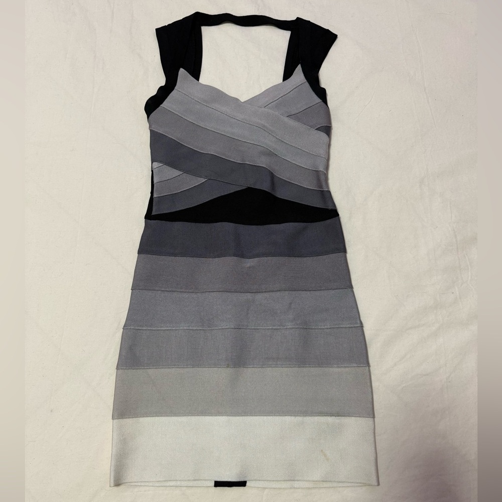Herve Leger Ombré Bandage Mini Dress Women’s Size Small